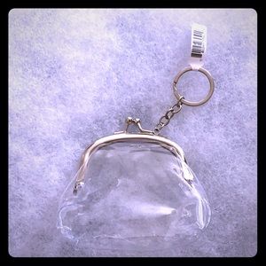 Clear key chain bag